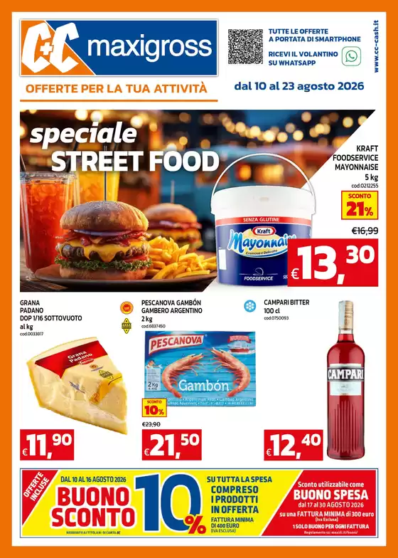 Volantino C+C | Offerte per la tua attivita | 2026-08-10T00:00:00.000Z - 2026-08-23T00:00:00.000Z