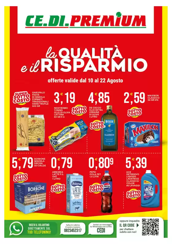 Volantino Premium Cash&Carry | La qualita e il risparmio | 2026-08-10T00:00:00.000Z - 2026-08-22T00:00:00.000Z