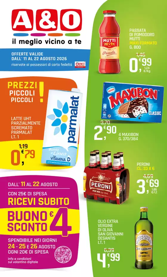 Volantino A&O | Offerte | 2026-08-11T00:00:00.000Z - 2026-08-22T00:00:00.000Z