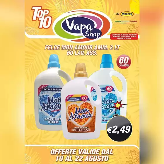 Volantino Vapashop a Vergiate | Top 10 | 2026-08-10T00:00:00.000Z - 2026-08-22T00:00:00.000Z