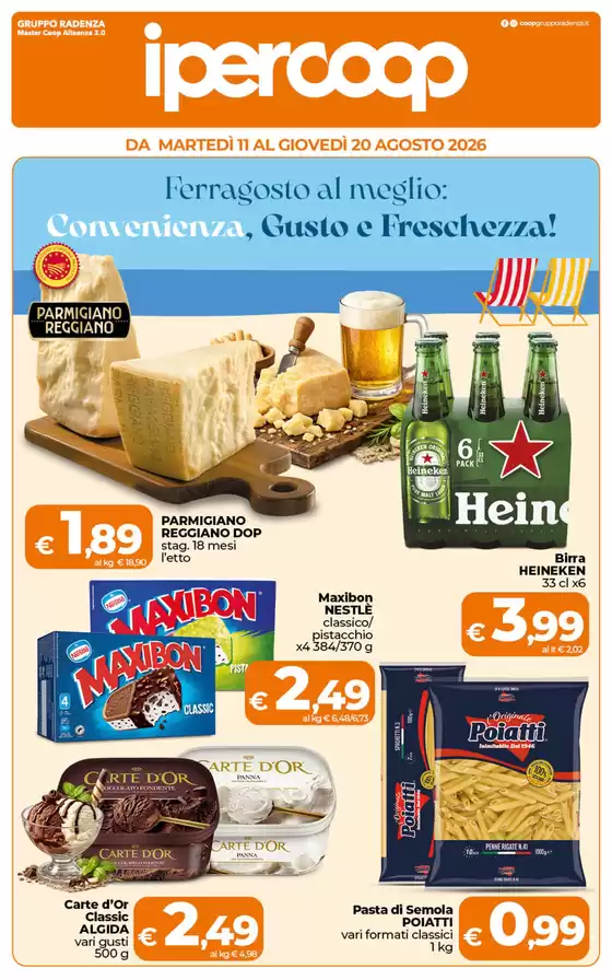Volantino Ipercoop | Prepara il tuo Ferragosto: Freschezza, Gusto e Risparmio! | 2026-08-11T00:00:00.000Z - 2026-08-20T00:00:00.000Z