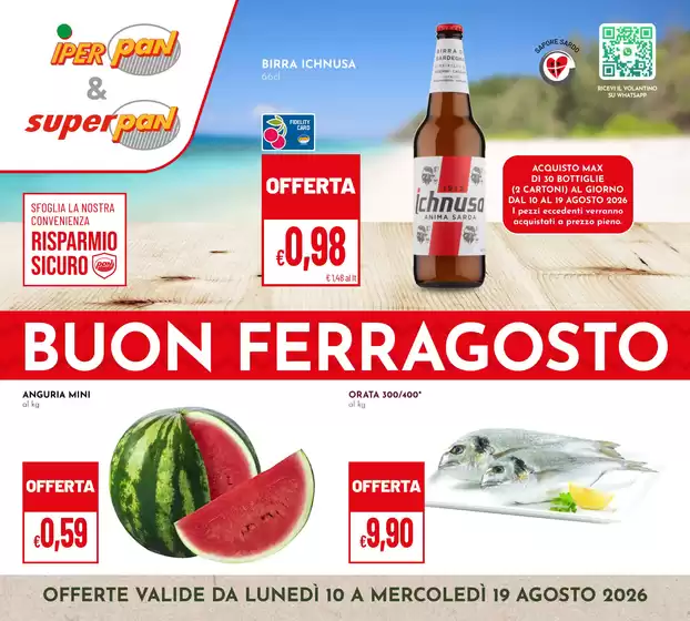 Volantino Iperpan | Buon Ferragosto | 2026-08-10T00:00:00.000Z - 2026-08-19T00:00:00.000Z