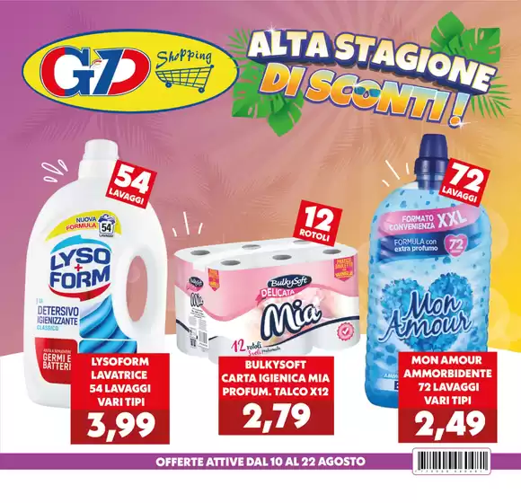 Volantino GeD SHOPPING | Alta stagione di sconti! | 2026-08-10T00:00:00.000Z - 2026-08-22T00:00:00.000Z