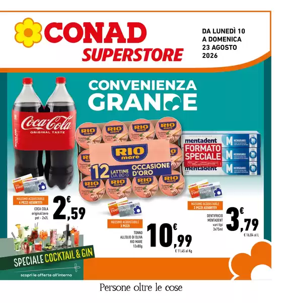Volantino Conad Superstore a Veroli | Convenienza GRANDE | 2026-08-10T00:00:00.000Z - 2026-08-23T00:00:00.000Z