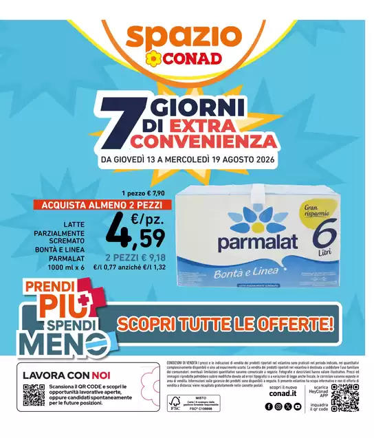 Volantino Spazio Conad a Montanaso Lombardo | Prendi Più Spendi Meno | 2026-08-13T00:00:00.000Z - 2026-08-19T00:00:00.000Z