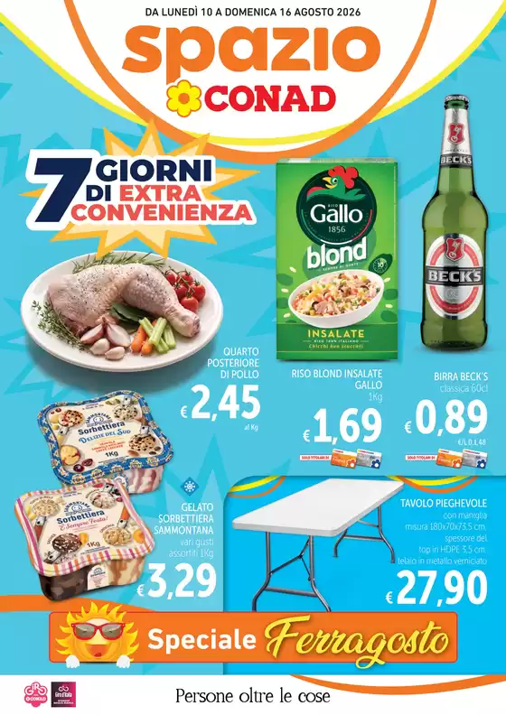 Volantino Spazio Conad a San Cipirello | 7 giorni di extra convenienza | 2026-08-10T00:00:00.000Z - 2026-08-16T00:00:00.000Z