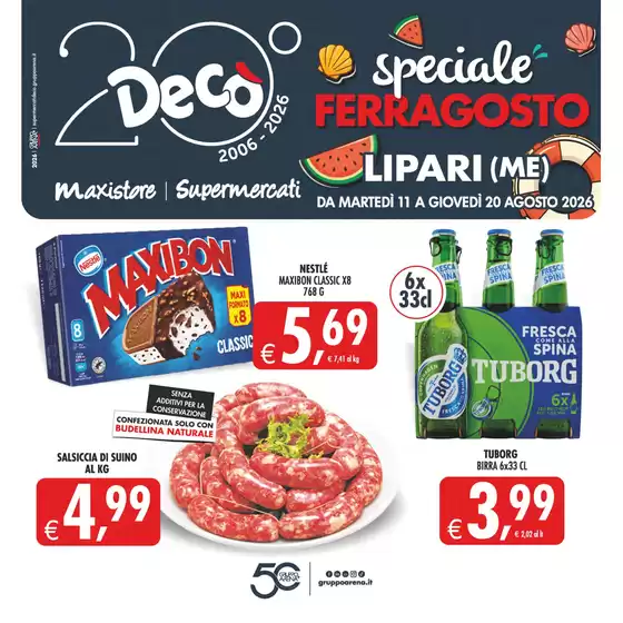 Volantino Decò a Palagiano | Speciale ferragosto | 2026-08-11T00:00:00.000Z - 2026-08-20T00:00:00.000Z