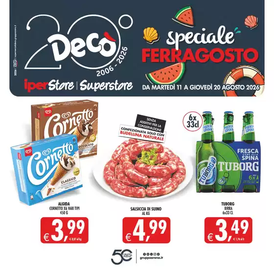 Volantino Decò a Caltagirone | Speciale ferragosto | 2026-08-11T00:00:00.000Z - 2026-08-20T00:00:00.000Z