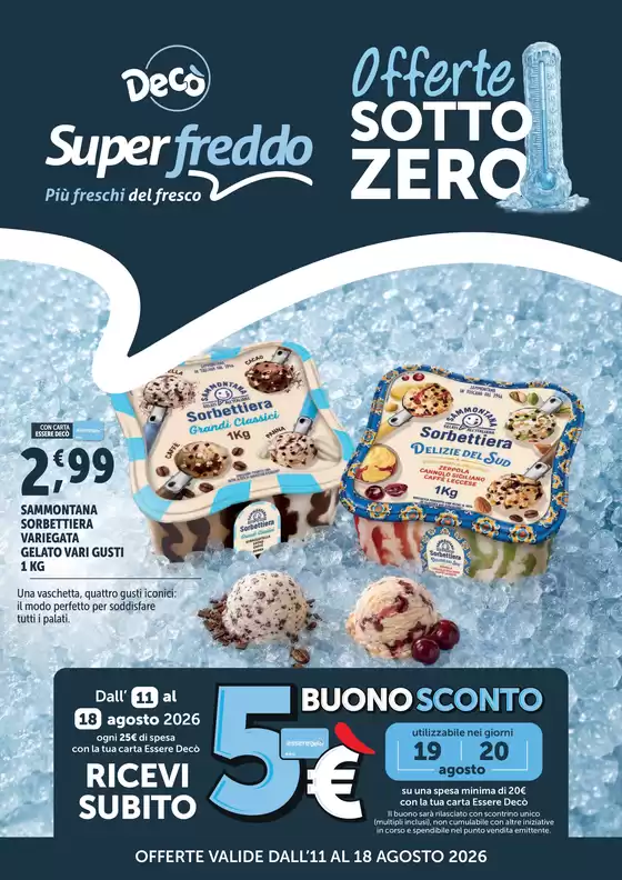 Volantino Decò a Samugheo | Offerte sottozero | 2026-08-11T00:00:00.000Z - 2026-08-18T00:00:00.000Z