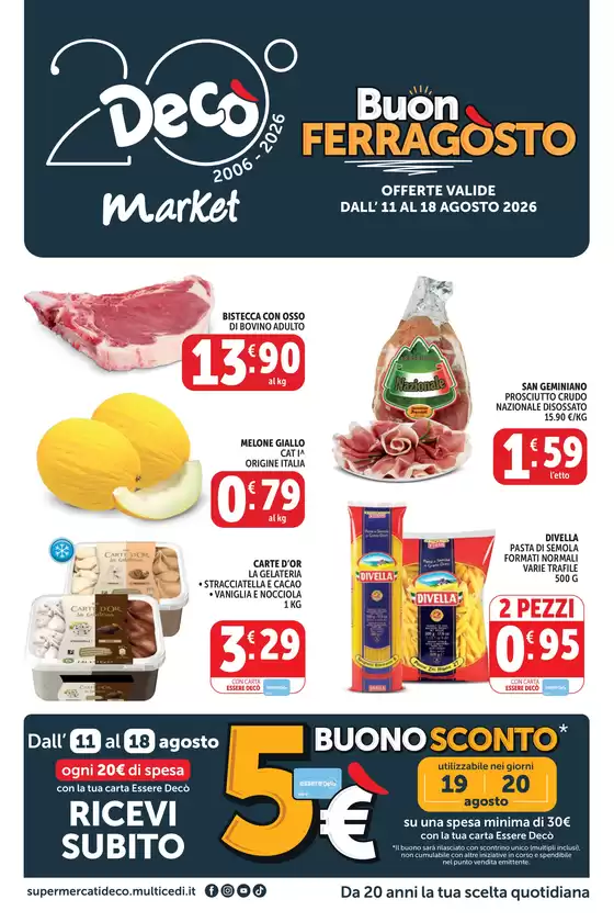 Volantino Decò a Noicattaro | Buon Ferragosto | 2026-08-11T00:00:00.000Z - 2026-08-18T00:00:00.000Z