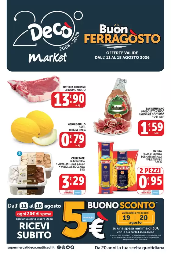 Volantino Decò a Francolise | Buon Ferragosto | 2026-08-11T00:00:00.000Z - 2026-08-18T00:00:00.000Z