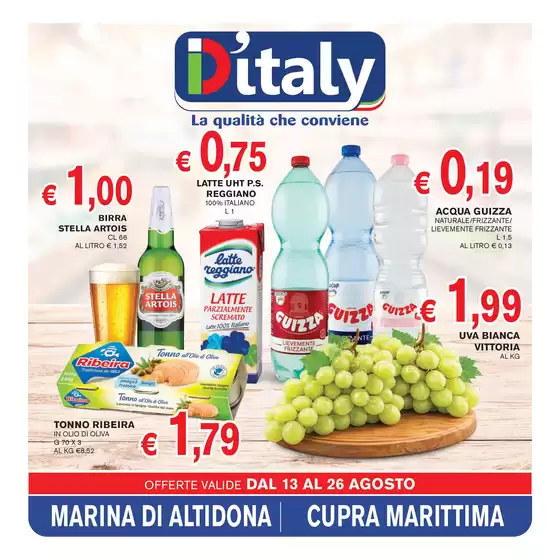 Volantino D'Italy a Milano | D'Italy | 2026-08-13T00:00:00.000Z - 2026-08-26T00:00:00.000Z