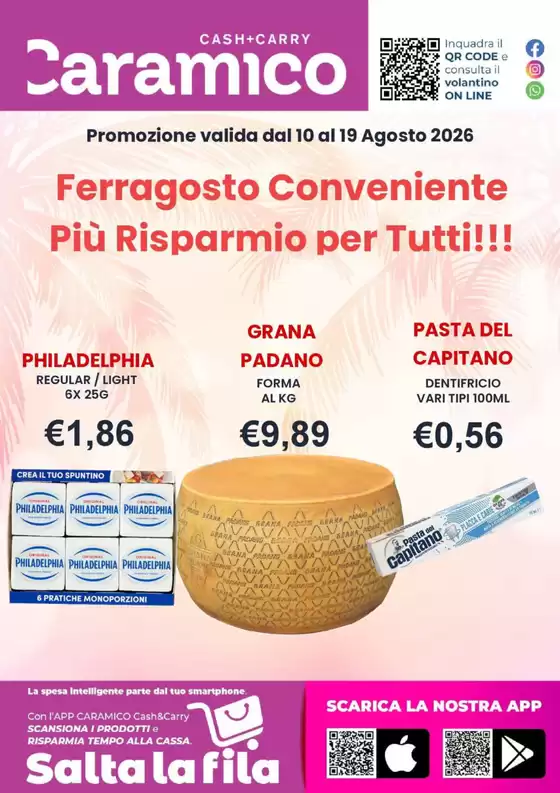 Volantino Caramico a Chiarano | Ferragosto Conveniente Più Risparmio per Tutti!!! | 2026-08-10T00:00:00.000Z - 2026-08-19T00:00:00.000Z