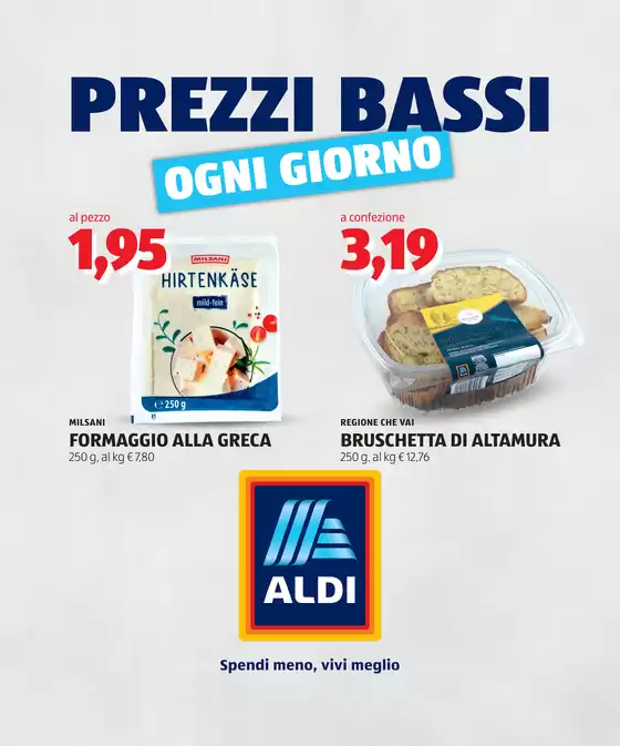 Volantino Aldi | Prezzi bassi ogni giorno | 2026-08-24T00:00:00.000Z - 2026-08-30T00:00:00.000Z