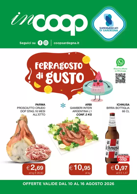 Volantino Coop a Lecce | Ferragosto di gusto | 2026-08-10T00:00:00.000Z - 2026-08-16T00:00:00.000Z