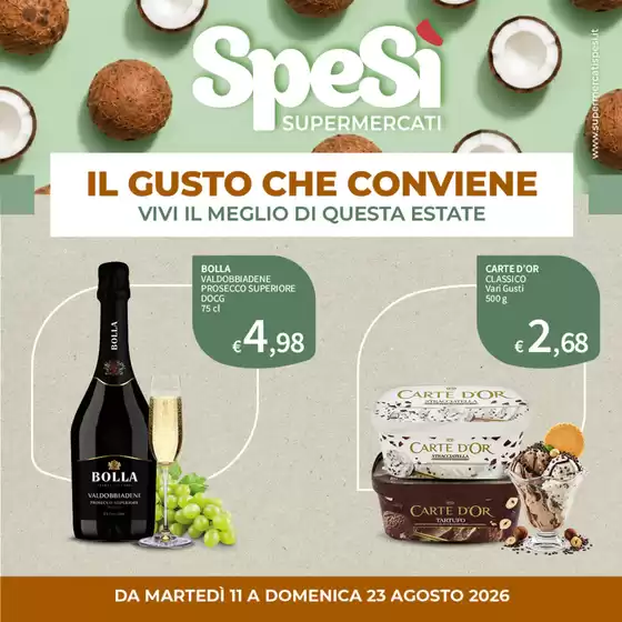 Volantino SpeSì a Sermide e Felonica | Il gusto che conviene | 2026-08-11T00:00:00.000Z - 2026-08-23T00:00:00.000Z