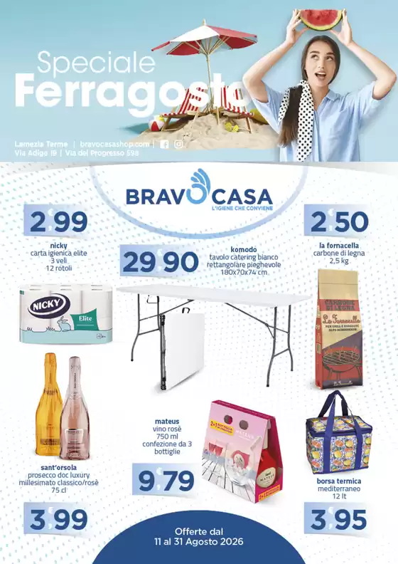 Volantino Bravo Casa | Speciale Ferragosto | 2026-08-11T00:00:00.000Z - 2026-08-31T00:00:00.000Z