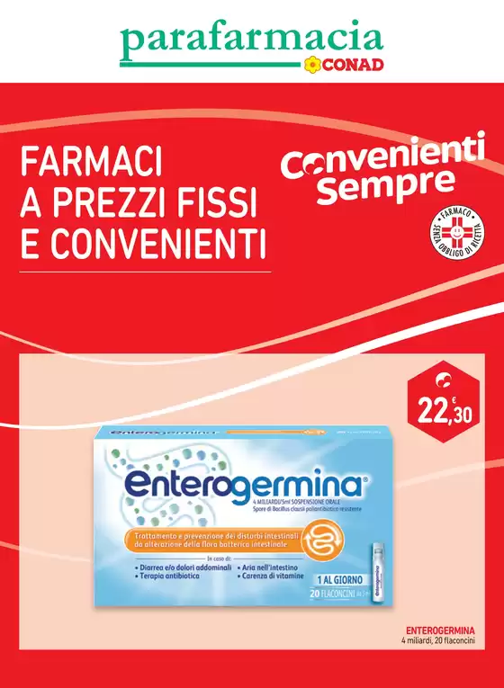 Volantino Parafarmacia Conad a Martignacco | Farmaci a prezzi fissi e convenienti | 2026-08-13T00:00:00.000Z - 2026-08-31T00:00:00.000Z