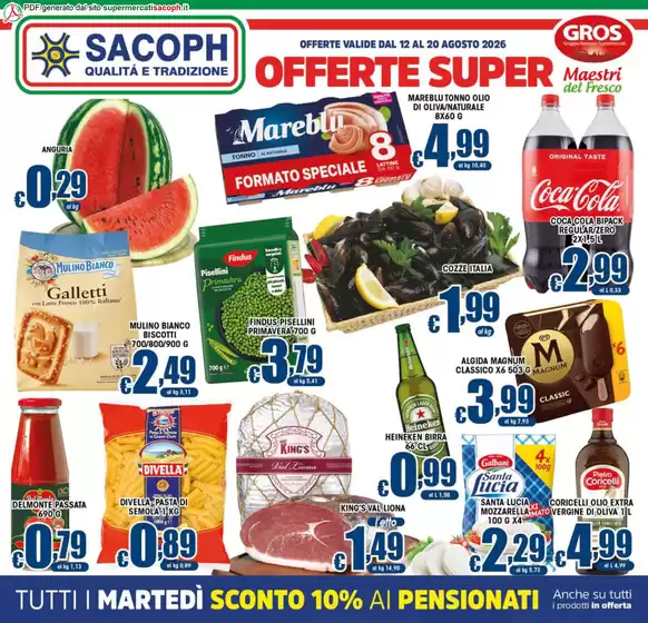 Volantino Sacoph a Mendicino | Offerte super | 2026-08-12T00:00:00.000Z - 2026-08-20T00:00:00.000Z