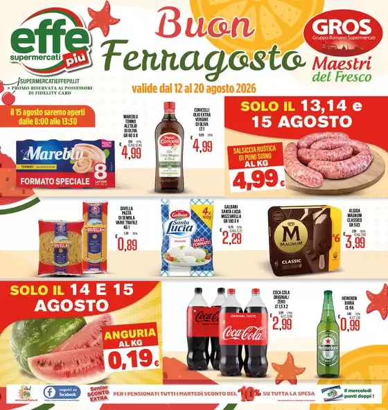 Volantino Effepiù a Cucciago | Buon ferragosto | 2026-08-12T00:00:00.000Z - 2026-08-20T00:00:00.000Z