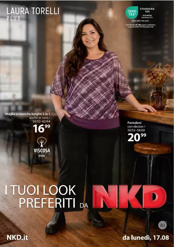 Volantino NKD a Santo Stefano di Camastra | I tuoi look preferiti da NKD | 2026-08-12T00:00:00.000Z - 2026-08-17T00:00:00.000Z