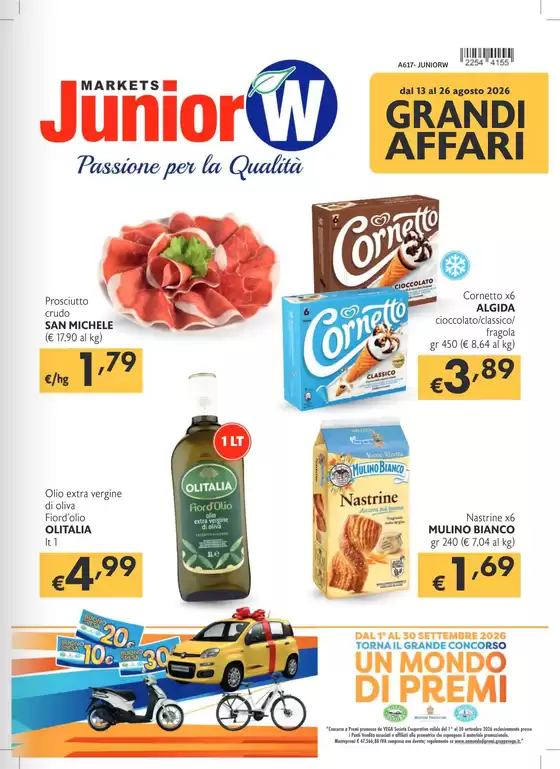 Volantino Junior W | Grandi affari | 2026-09-01T00:00:00.000Z - 2026-09-30T00:00:00.000Z