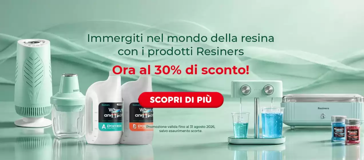 Volantino Necchi a Venafro | Ora al 30% di sconto | 2026-08-12T00:00:00.000Z - 2026-08-31T00:00:00.000Z
