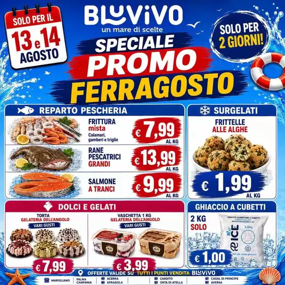 Volantino BluVivo a Pesco Sannita | Speciale promo ferragosto | 2026-08-13T00:00:00.000Z - 2026-08-14T00:00:00.000Z