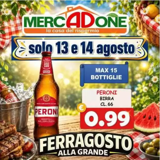 Volantino MercADone a Villa Adriana | Solo 13 e 14 agosto | 2026-08-13T00:00:00.000Z - 2026-08-14T00:00:00.000Z