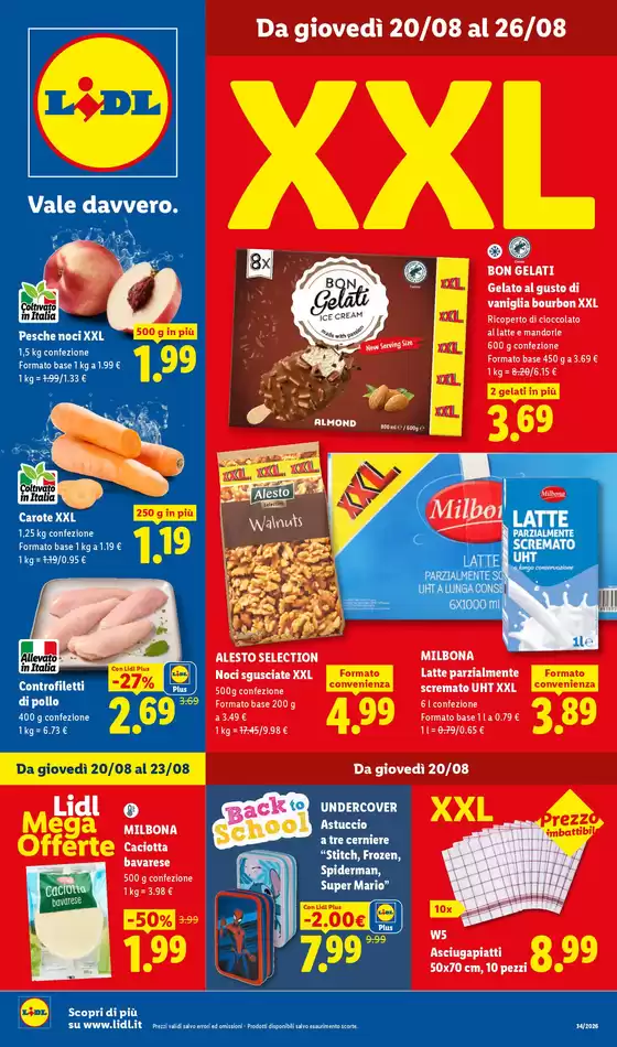 Volantino Lidl | XXL | 2026-08-20T00:00:00.000Z - 2026-08-26T00:00:00.000Z