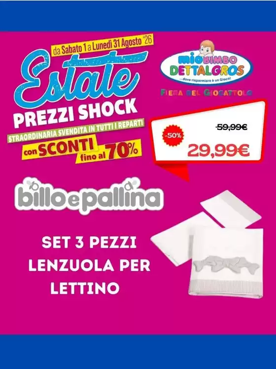 Volantino Mio Bimbo Dettalgros | Offerte speciali attraenti per tutti | 2026-08-01T00:00:00.000Z - 2026-08-31T00:00:00.000Z