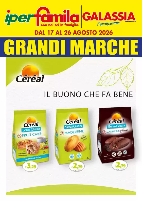 Volantino Iperfamila a Novi Ligure | Grandi marche | 2026-08-17T00:00:00.000Z - 2026-08-26T00:00:00.000Z