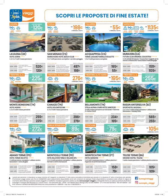 Volantino Eurospin Viaggi | SCOPRI LE PROPOSTE DI FINE ESTATE! | 2026-08-14T00:00:00.000Z - 2026-08-23T00:00:00.000Z