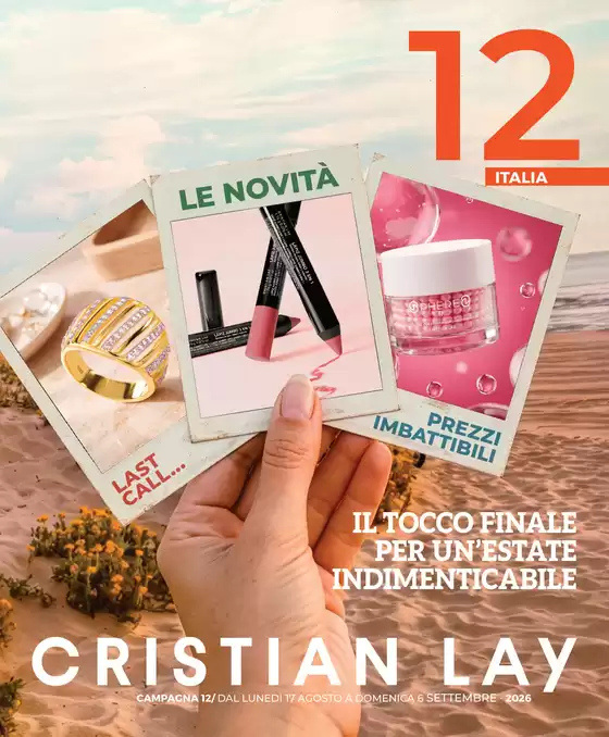 Volantino Cristian Lay a Esporlatu | Il tocco finale per un'estate indimenticabile | 2026-08-17T00:00:00.000Z - 2026-09-06T00:00:00.000Z