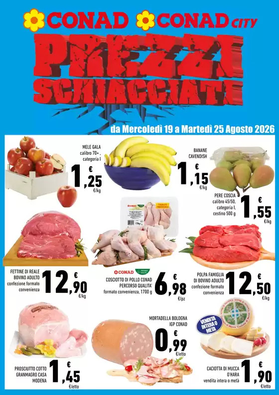 Volantino Conad a Pianella | PREZZI STRACCIATI | 2026-08-19T00:00:00.000Z - 2026-08-25T00:00:00.000Z