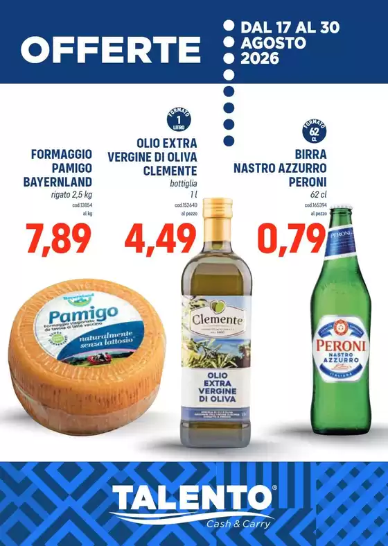 Volantino Talento a Fivizzano | Offerte | 2026-08-17T00:00:00.000Z - 2026-08-30T00:00:00.000Z