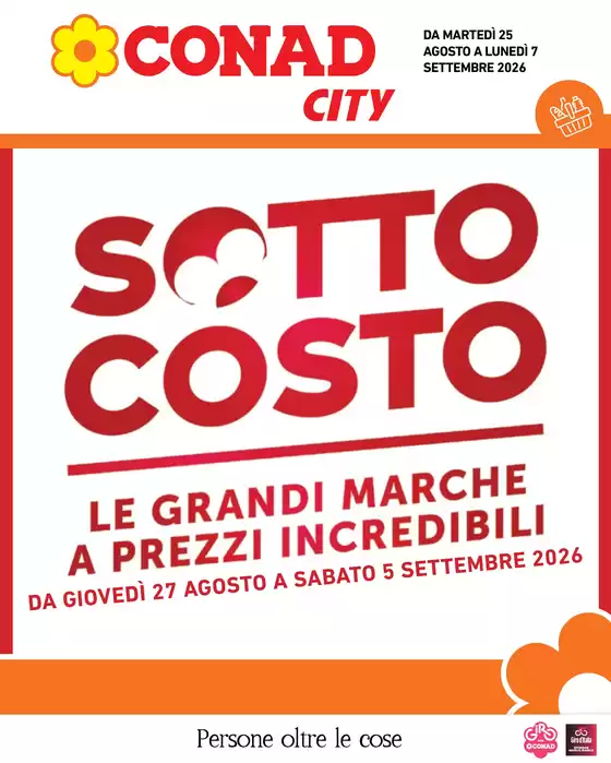 Volantino Conad City a Vermiglio | Sottocosto | 2026-08-25T00:00:00.000Z - 2026-09-07T00:00:00.000Z