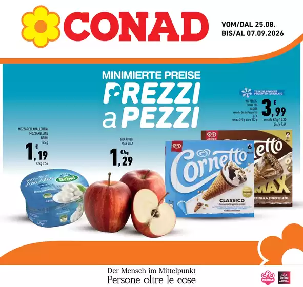 Volantino Conad a Naturno | Prezzi a Pezzi | 2026-08-25T00:00:00.000Z - 2026-09-07T00:00:00.000Z
