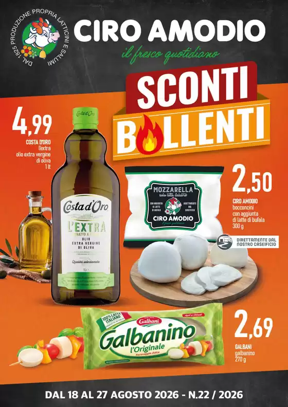 Volantino Ciro Amodio | Sconti bollenti | 2026-08-18T00:00:00.000Z - 2026-08-27T00:00:00.000Z