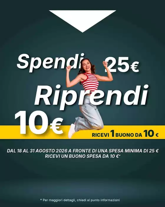 Volantino CFadda | Spendi 25 euro riprendi 10 euro | 2026-08-18T00:00:00.000Z - 2026-08-31T00:00:00.000Z
