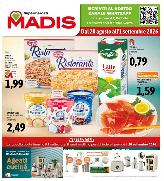Volantino Madis | Dal 20 agosto all'1 settembre 2026 | 2026-08-20T00:00:00.000Z - 2026-09-01T00:00:00.000Z