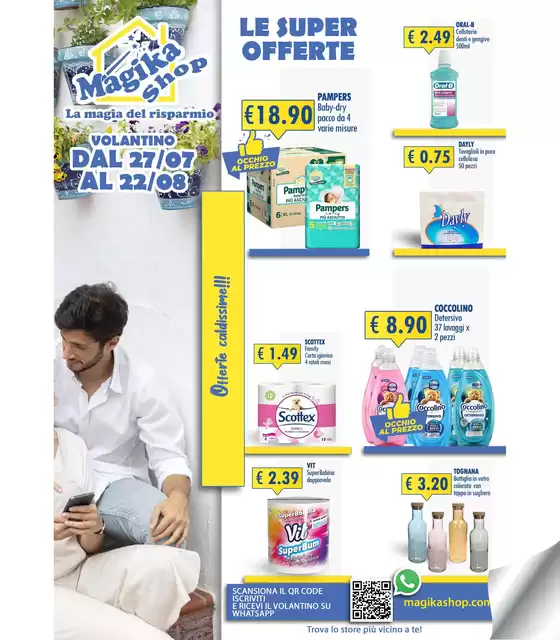 Volantino Magika Shop | Le super offerte | 2026-07-27T00:00:00.000Z - 2026-08-22T00:00:00.000Z