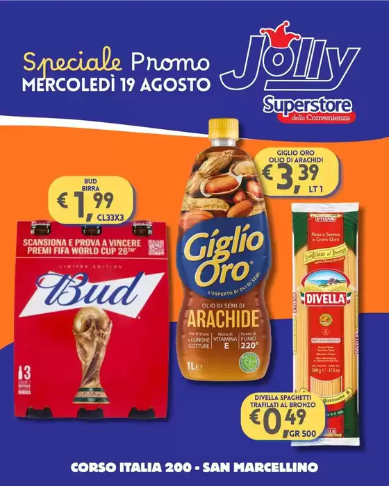 Volantino Jolly Market | Speciale promo | 2026-08-19T00:00:00.000Z - 2026-08-19T00:00:00.000Z