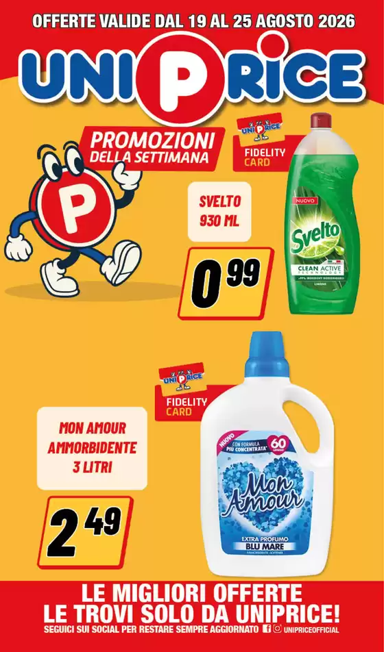 Volantino UniPrice a Siderno Marina | Promozioni della settimana | 2026-08-19T00:00:00.000Z - 2026-08-25T00:00:00.000Z