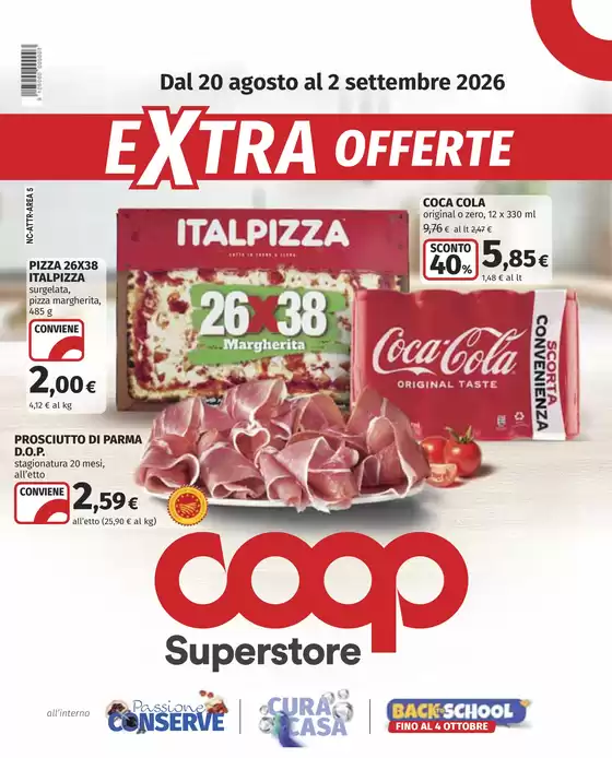Volantino Coop a Luino | Extra offerte | 2026-08-20T00:00:00.000Z - 2026-09-02T00:00:00.000Z