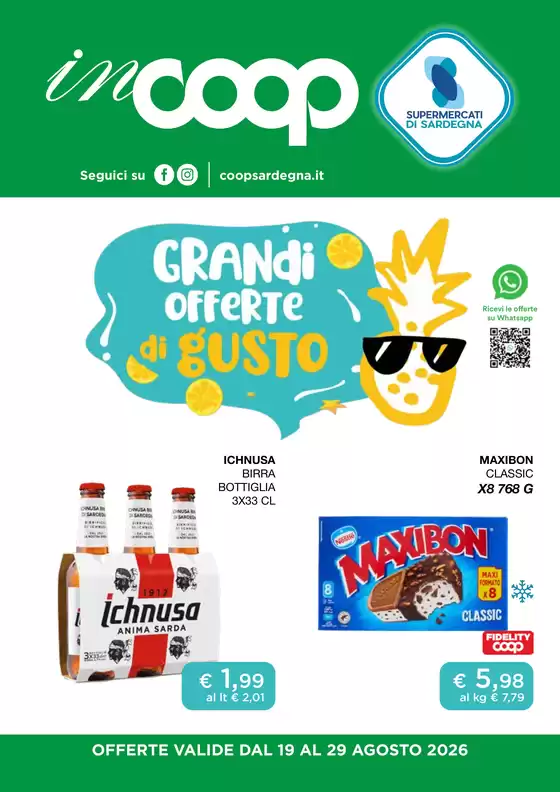 Volantino Coop | Grandi offerte di gusto | 2026-08-19T00:00:00.000Z - 2026-08-29T00:00:00.000Z