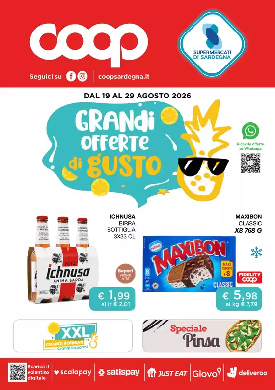 Volantino Coop a Serramanna | Grandi offerte di gusto | 2026-08-19T00:00:00.000Z - 2026-08-29T00:00:00.000Z
