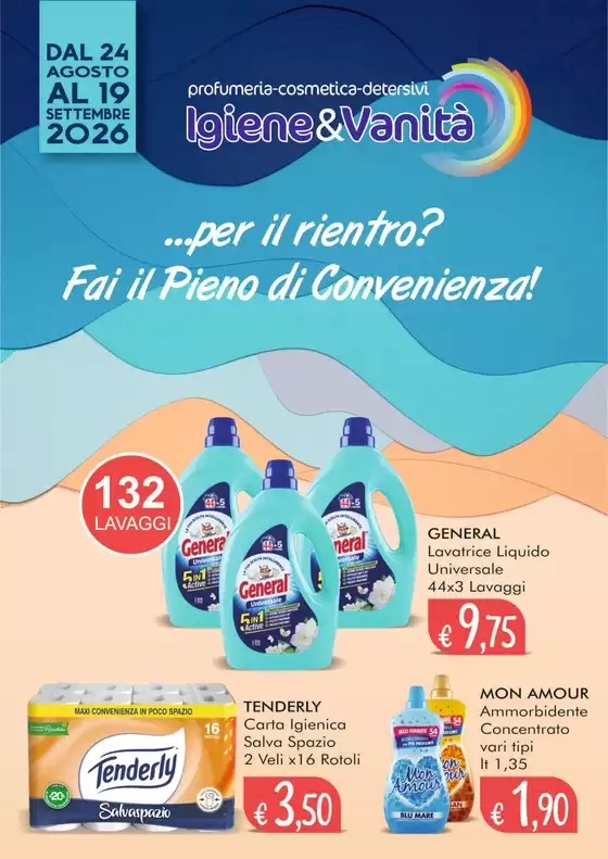 Volantino Igiene e Vanità a Collinas | Dal 24 agosto al 19 settembre 2026 | 2026-08-24T00:00:00.000Z - 2026-09-19T00:00:00.000Z