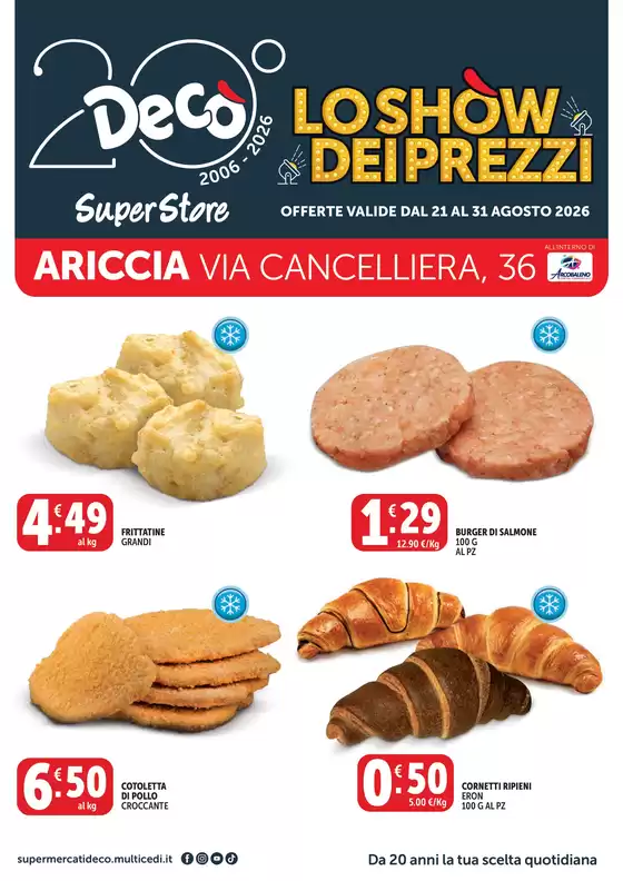 Volantino Decò a Ostuni | Lo show dei prezzi | 2026-08-21T00:00:00.000Z - 2026-08-31T00:00:00.000Z