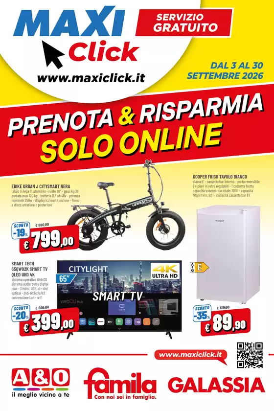Volantino Famila | MaxiClick | 2026-09-03T00:00:00.000Z - 2026-09-30T00:00:00.000Z